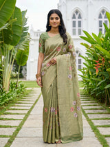 MIMOSA Saree Saree — front view on mannequin