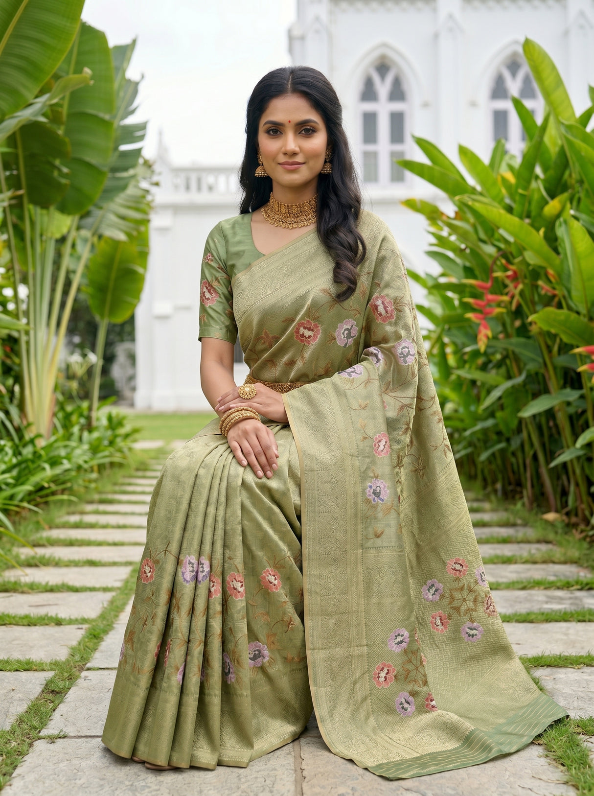 MIMOSA Saree Saree — pose 8 styling detail