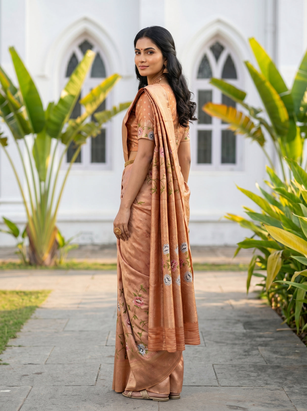 MIMOSA Saree Saree — pose 7 styling detail