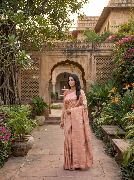 MIMOSA Saree Saree — pose 3 styling detail