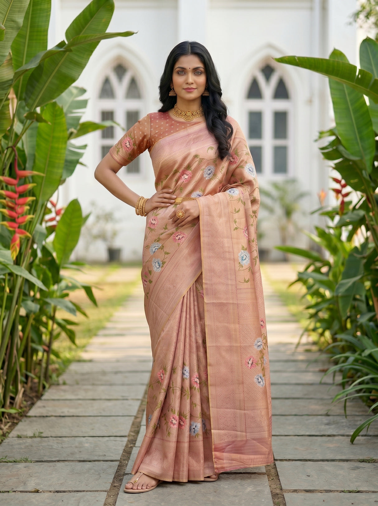 MIMOSA Saree Saree — pose 4 styling detail