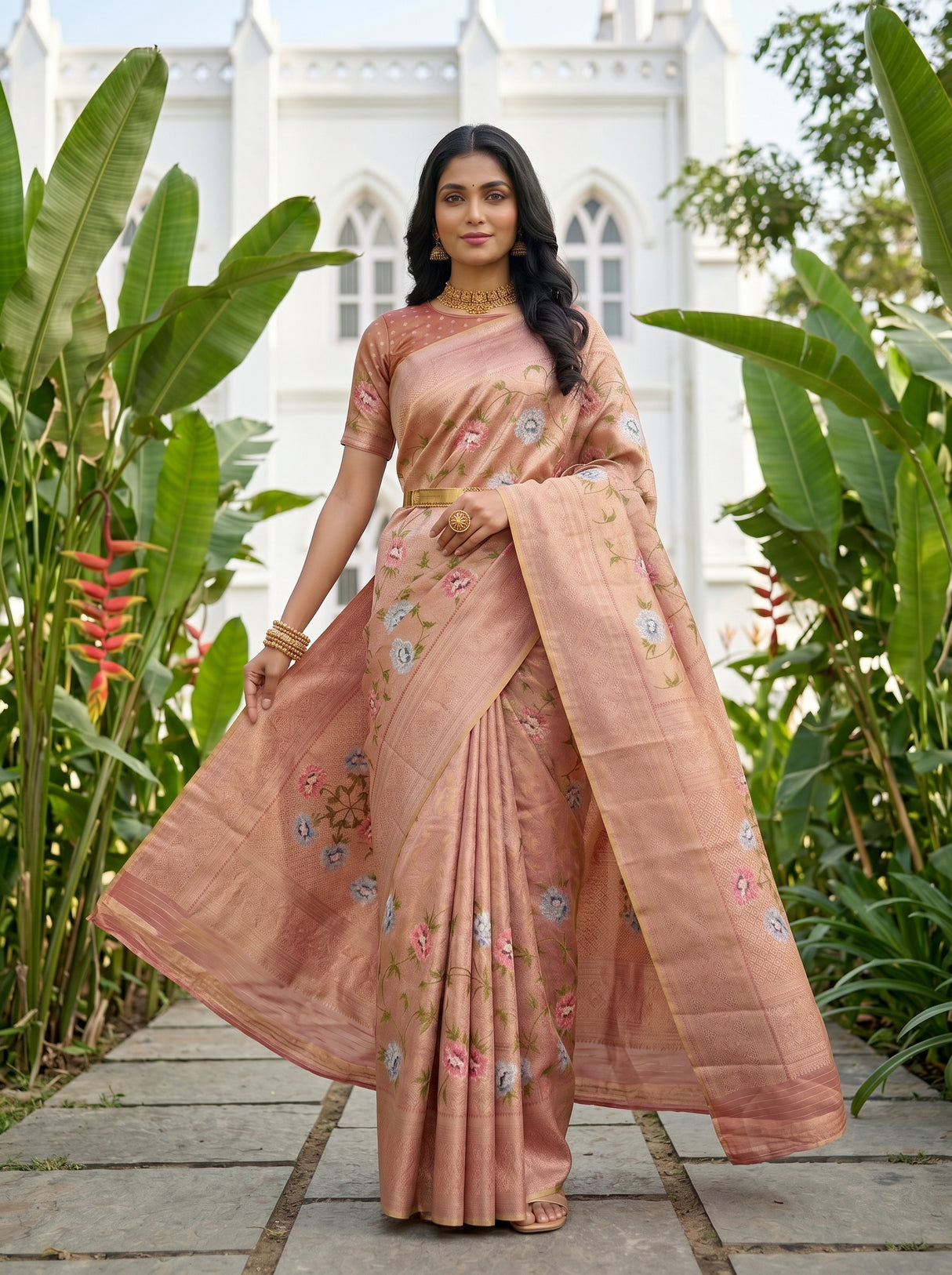 MIMOSA Saree Saree — pose 5 styling detail