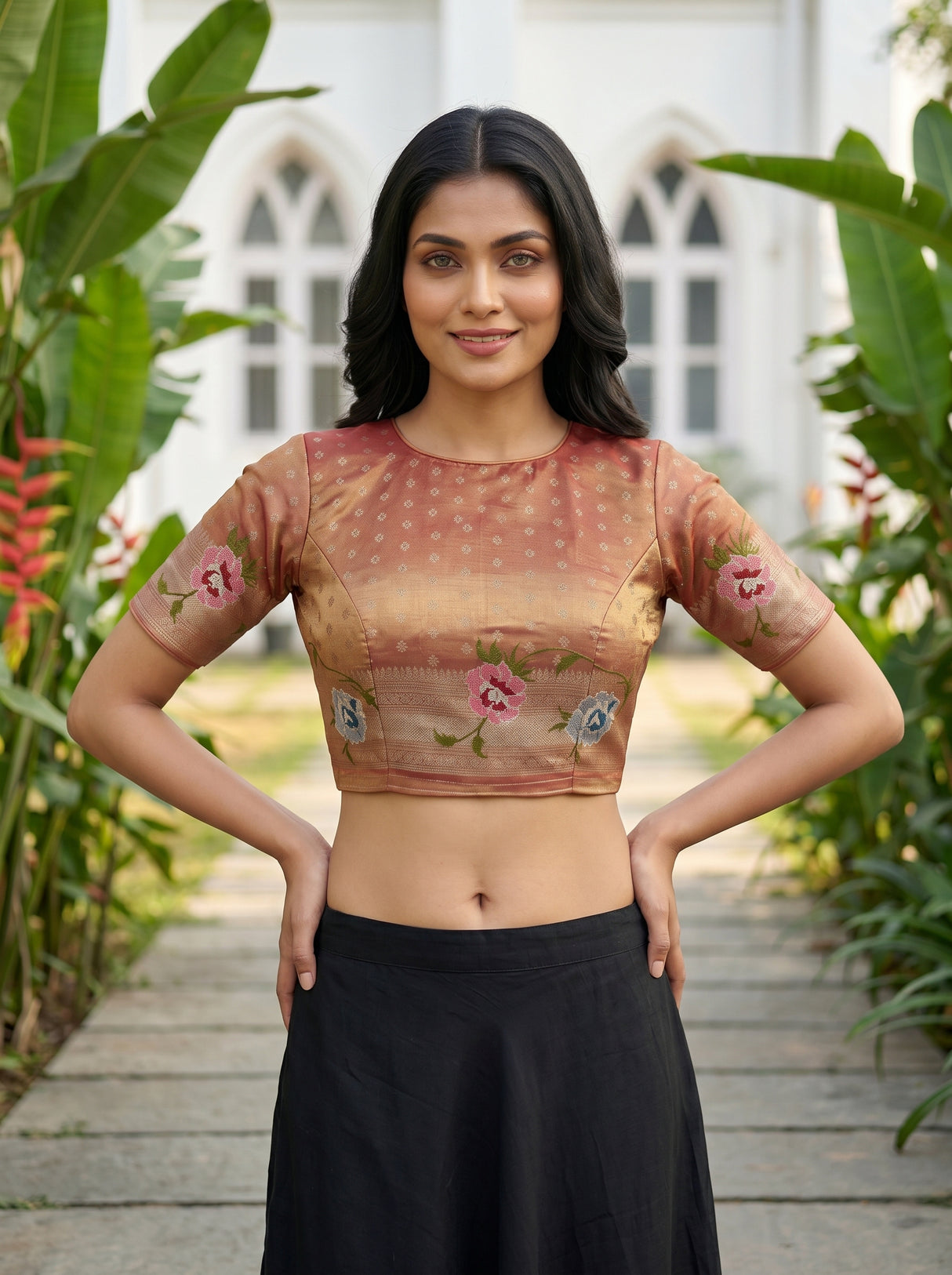 MIMOSA Saree Saree — blouse close-up