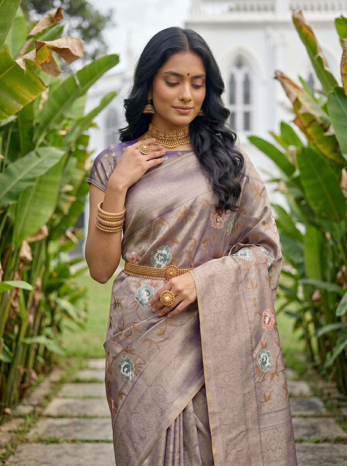 MIMOSA Saree Saree — pose 10 styling detail