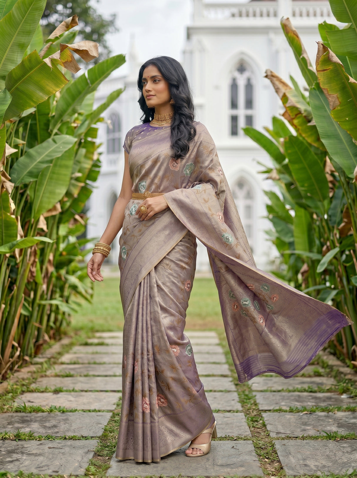 MIMOSA Saree Saree — pose 5 styling detail