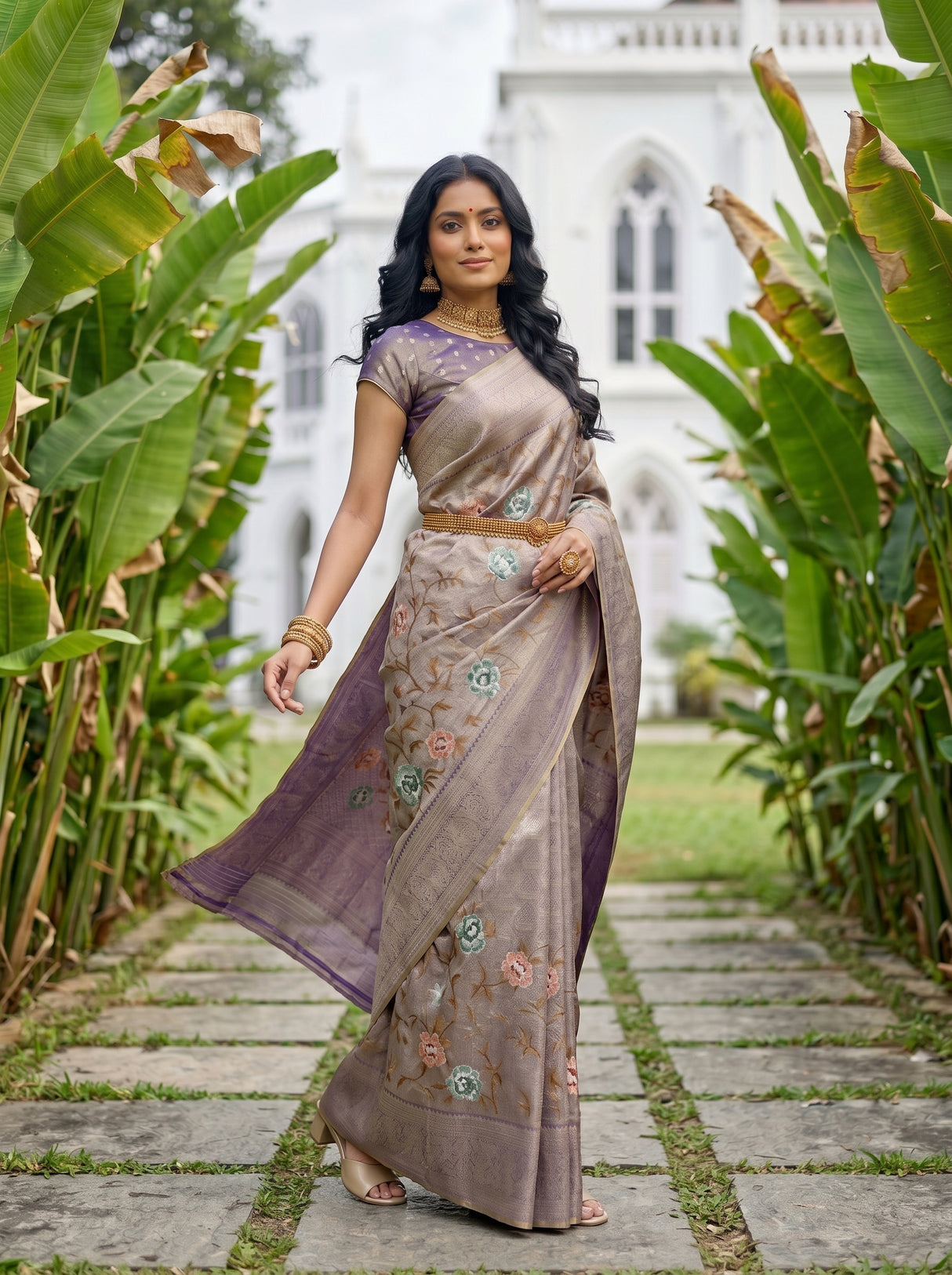 MIMOSA Saree Saree — pose 9 styling detail