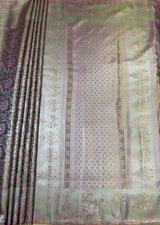 MIMOSA Green Kanjivaram Art Silk Saree — pallu and zari work detail
