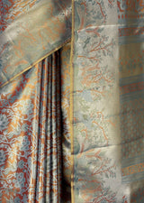 MIMOSA Saffire Kanjivaram Art Silk Saree — fleets shot full lifestyle