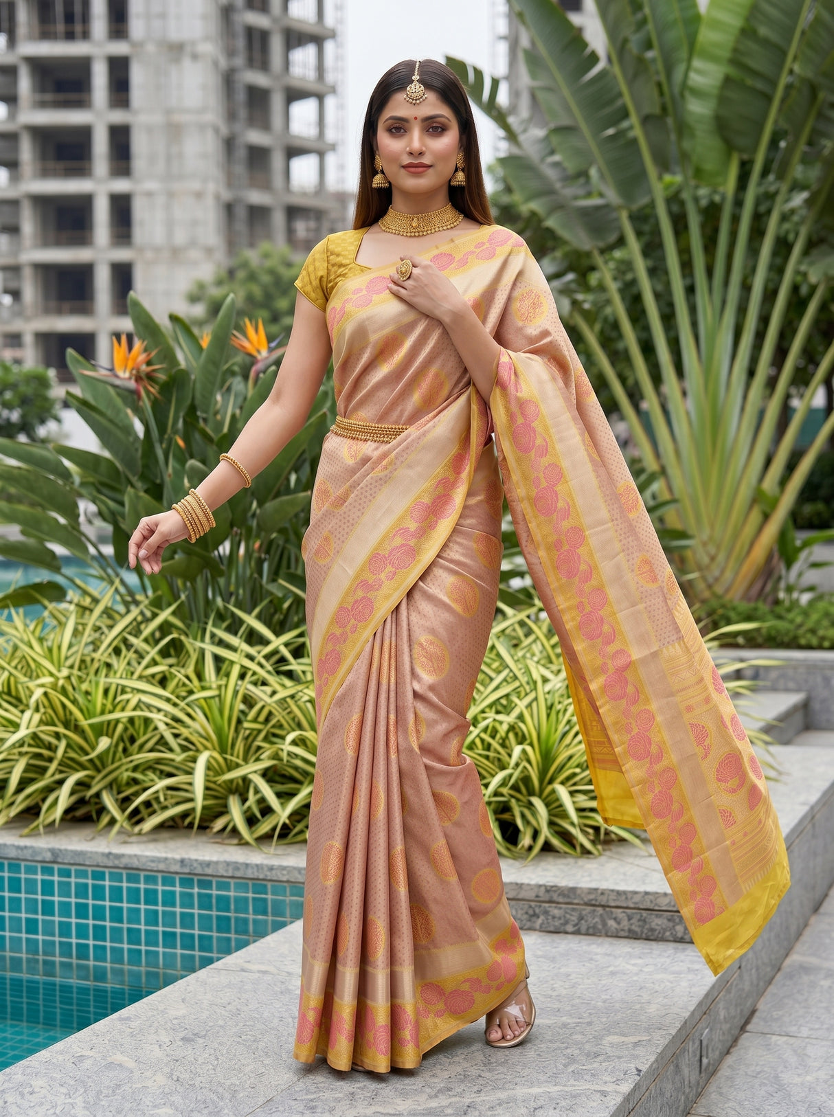 MIMOSA Saree Saree — pose 9 styling detail