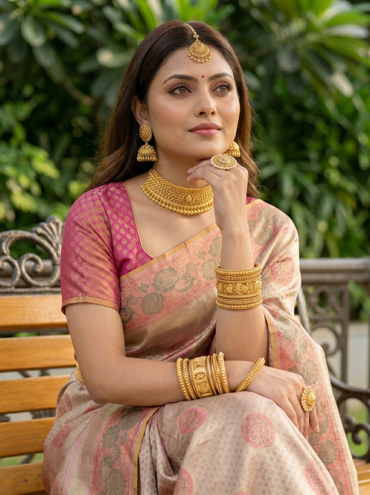MIMOSA Saree Saree — pose 10 styling detail