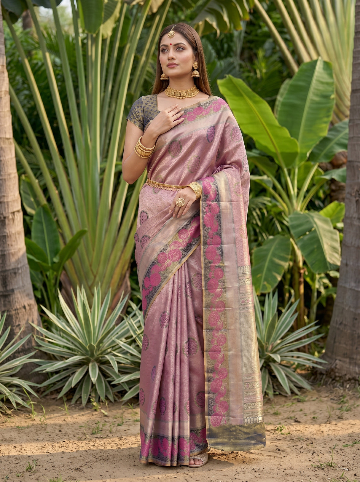 MIMOSA Saree Saree — pose 5 styling detail