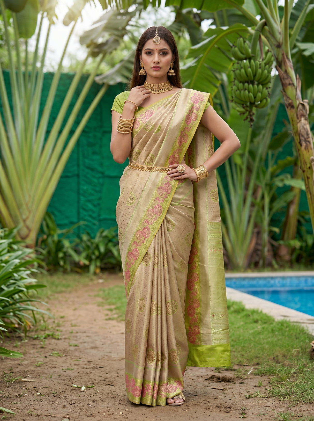 MIMOSA Saree Saree — pose 4 styling detail