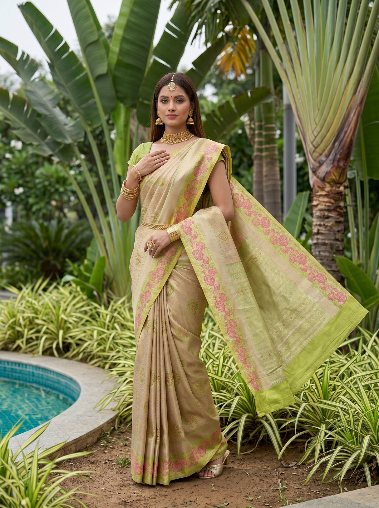 MIMOSA Saree Saree — pose 9 styling detail