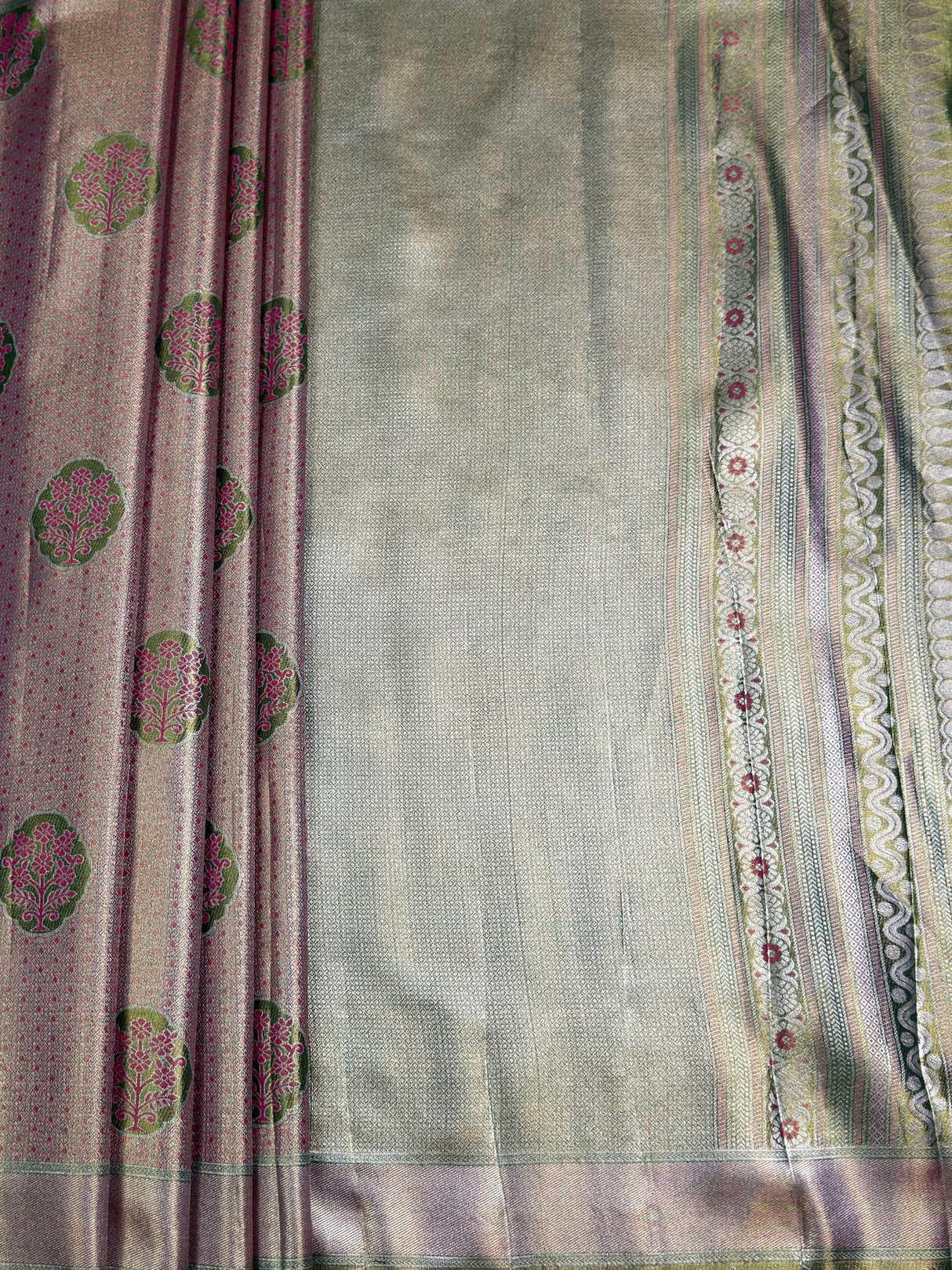 MIMOSA Saree Saree — pallu and zari work detail