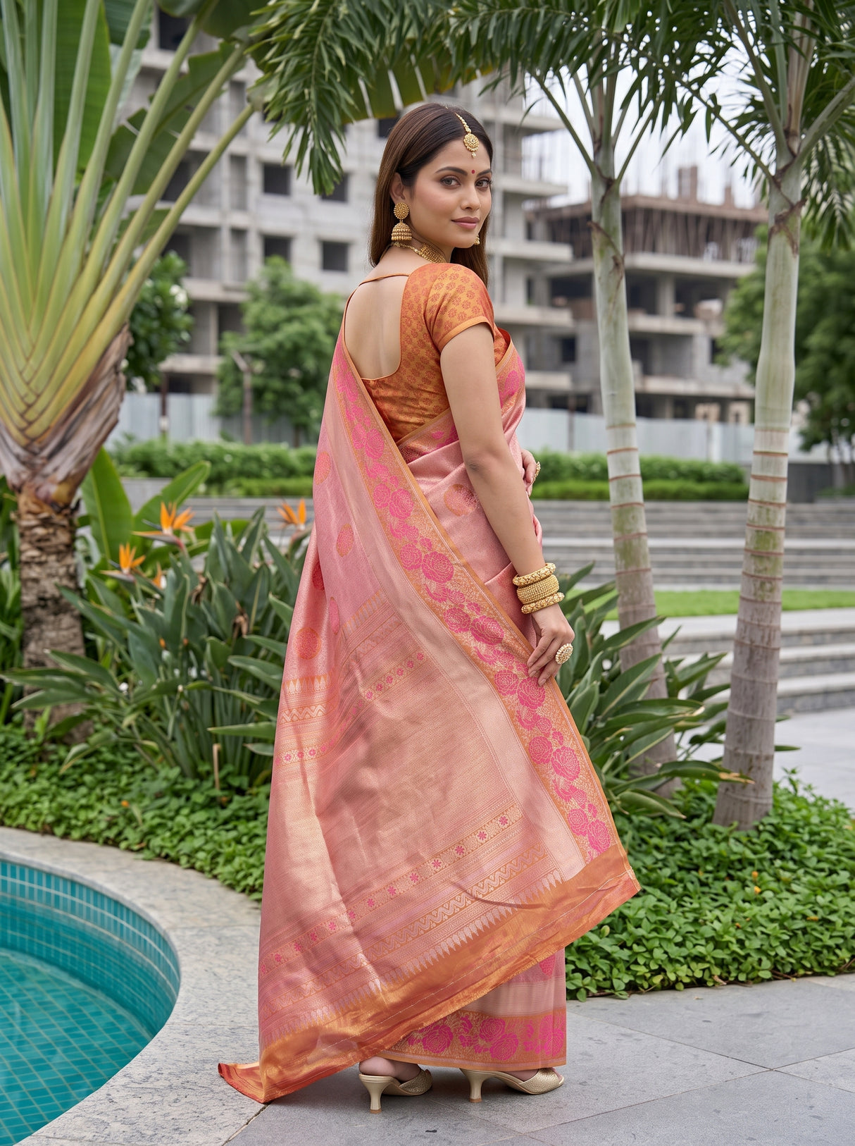 MIMOSA Saree Saree — pose 7 styling detail