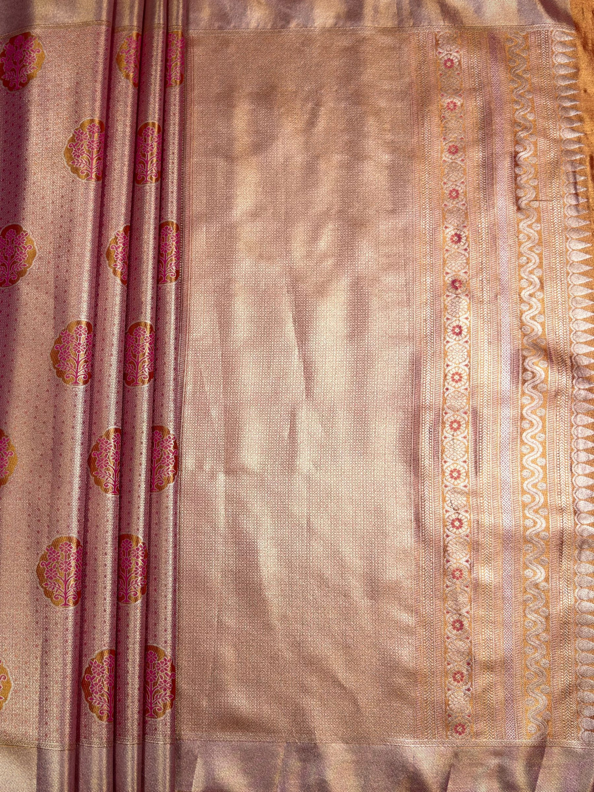 MIMOSA Saree Saree — pallu and zari work detail