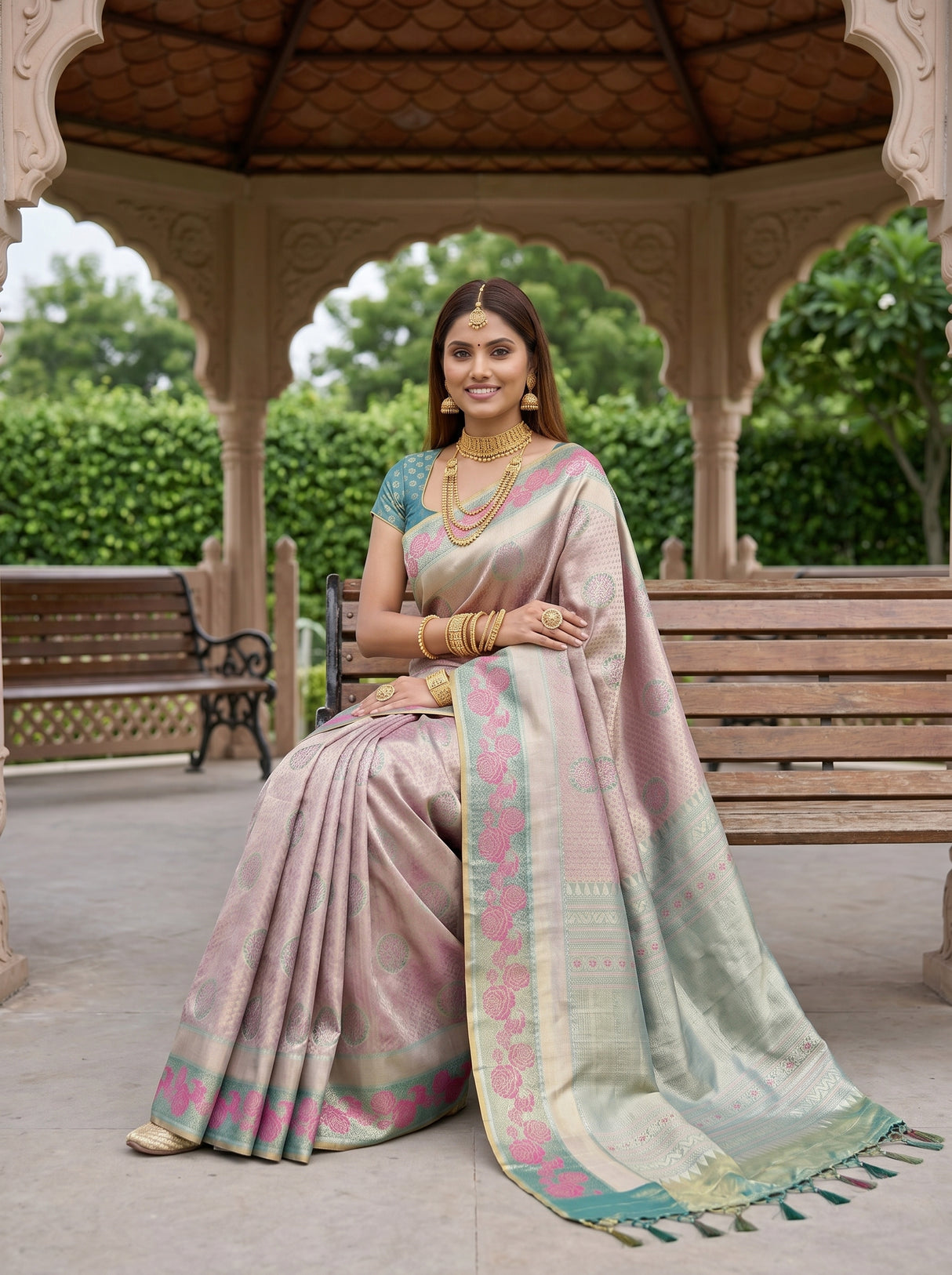MIMOSA Saree Saree — pose 8 styling detail