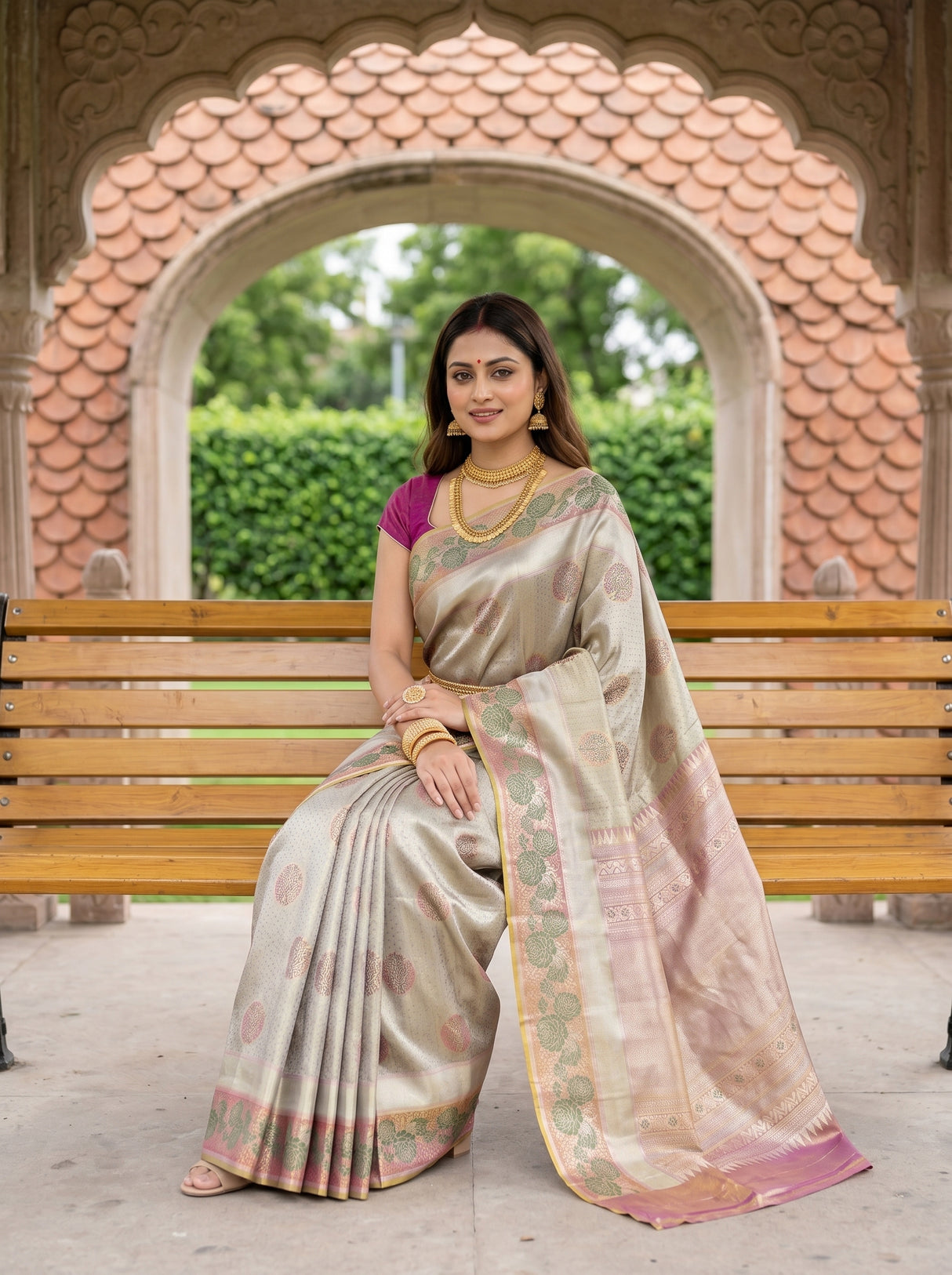MIMOSA Saree Saree — pose 8 styling detail