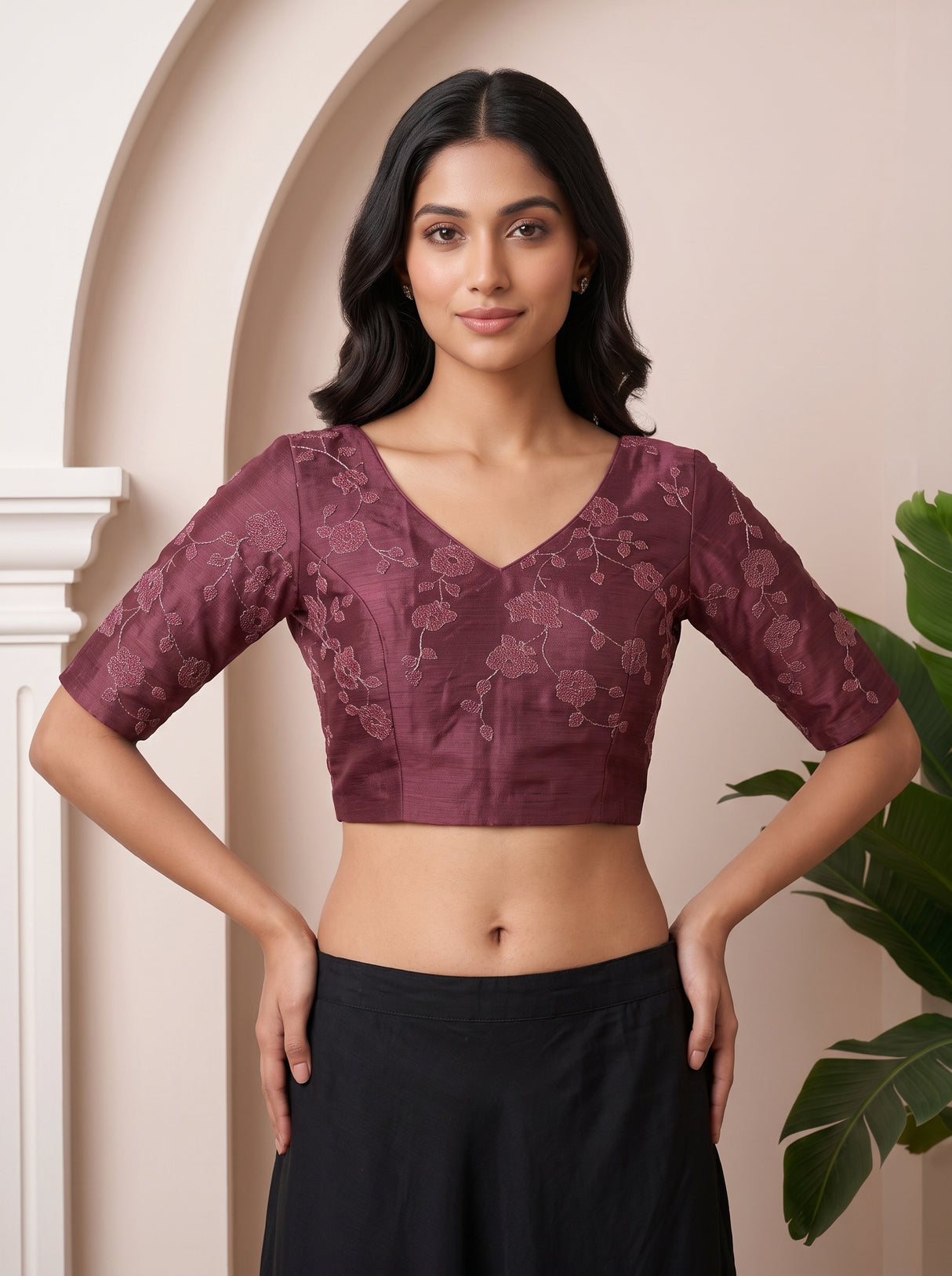 MIMOSA Saree Saree — blouse close-up