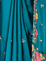 MIMOSA Sapphire Banarasi chiffon Saree — fleets shot full lifestyle