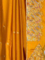 MIMOSA Gold Saree Saree — fleets shot full lifestyle