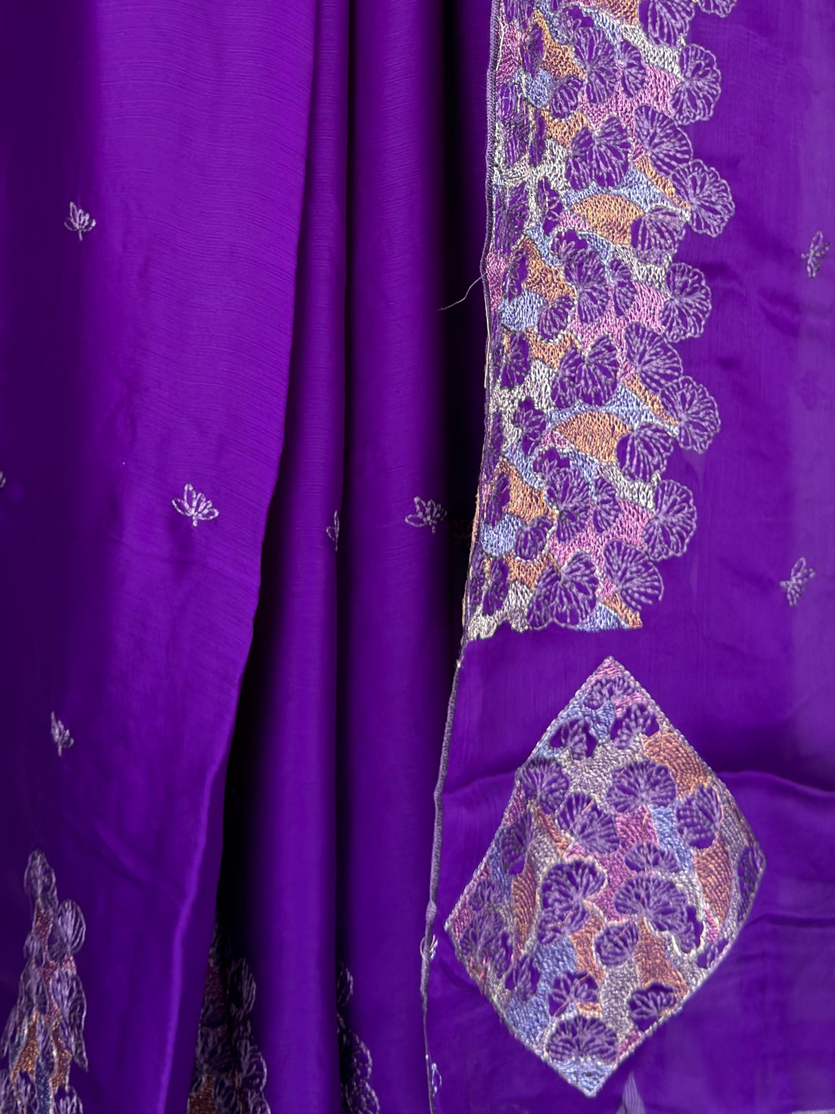 MIMOSA Purple Saree Saree — fleets shot full lifestyle