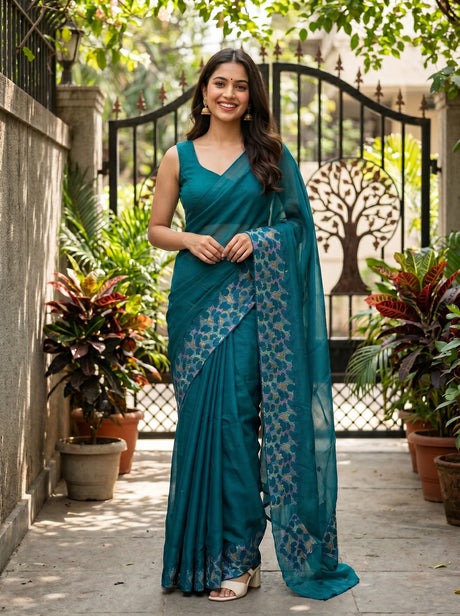 Sapphire  Saree