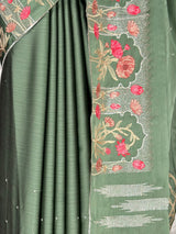 MIMOSA Pista Banarasi chiffon Saree — fleets shot full lifestyle