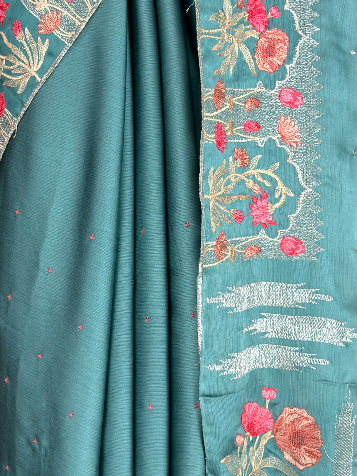 MIMOSA Sapphire Banarasi chiffon Saree — fleets shot full lifestyle