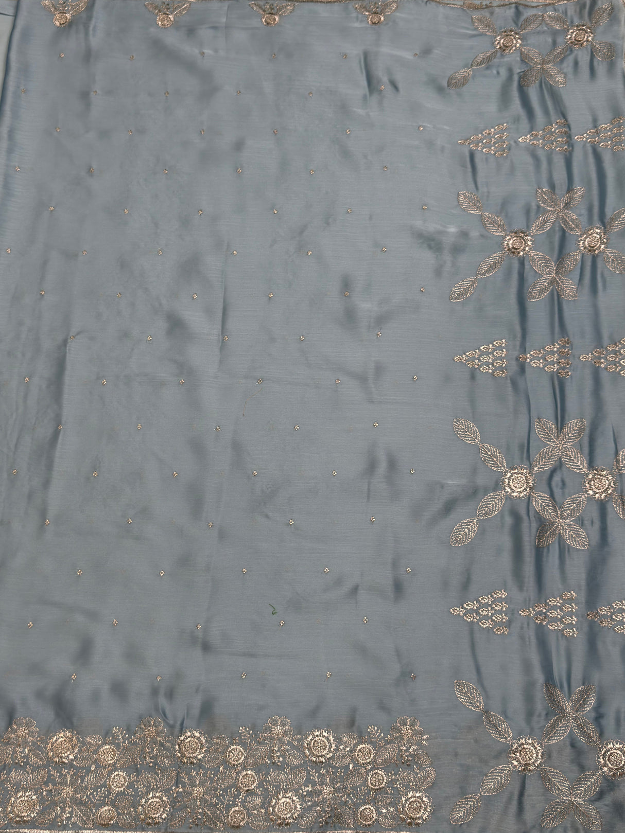 MIMOSA Saree Saree — pallu and zari work detail