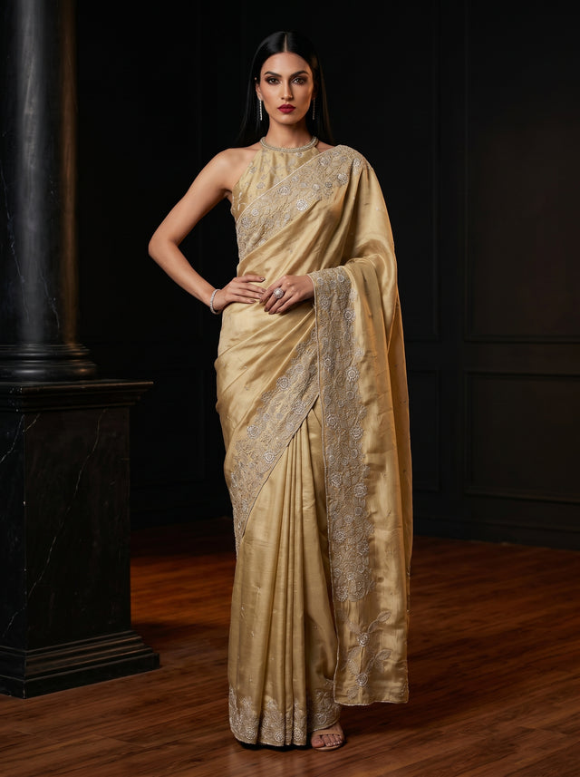 MIMOSA Saree Saree — front view on mannequin