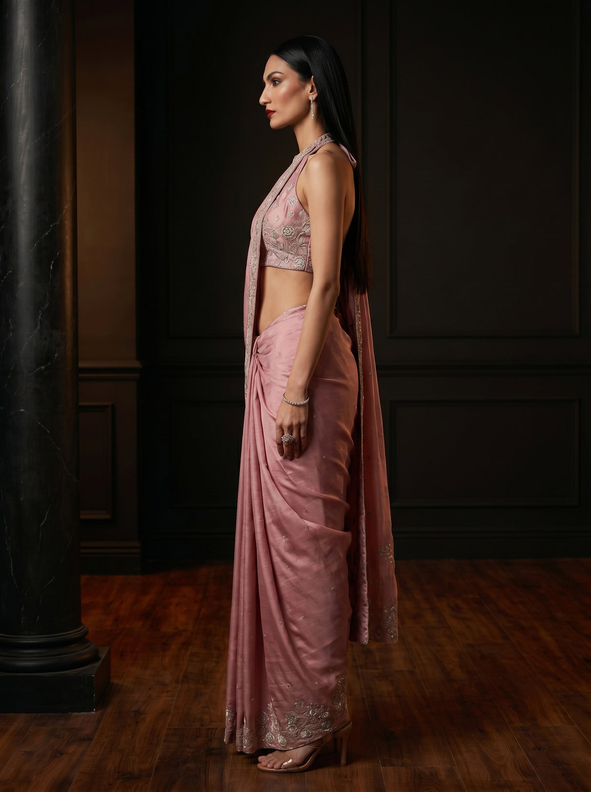 MIMOSA Saree Saree — pose 3 styling detail