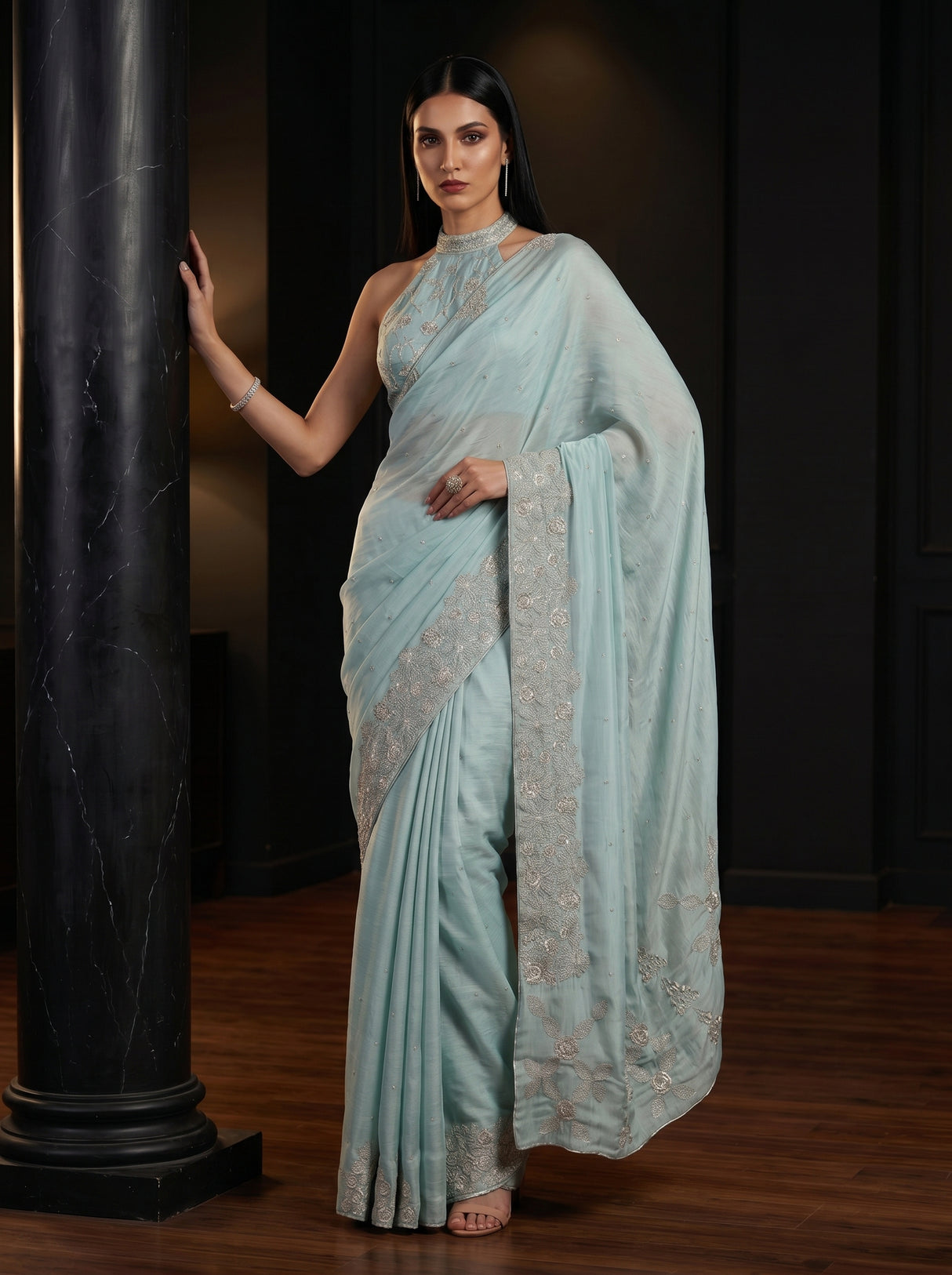 MIMOSA Saree Saree — pose 4 styling detail