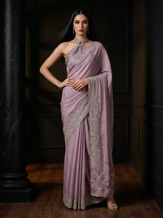 MIMOSA Saree Saree — front view on mannequin