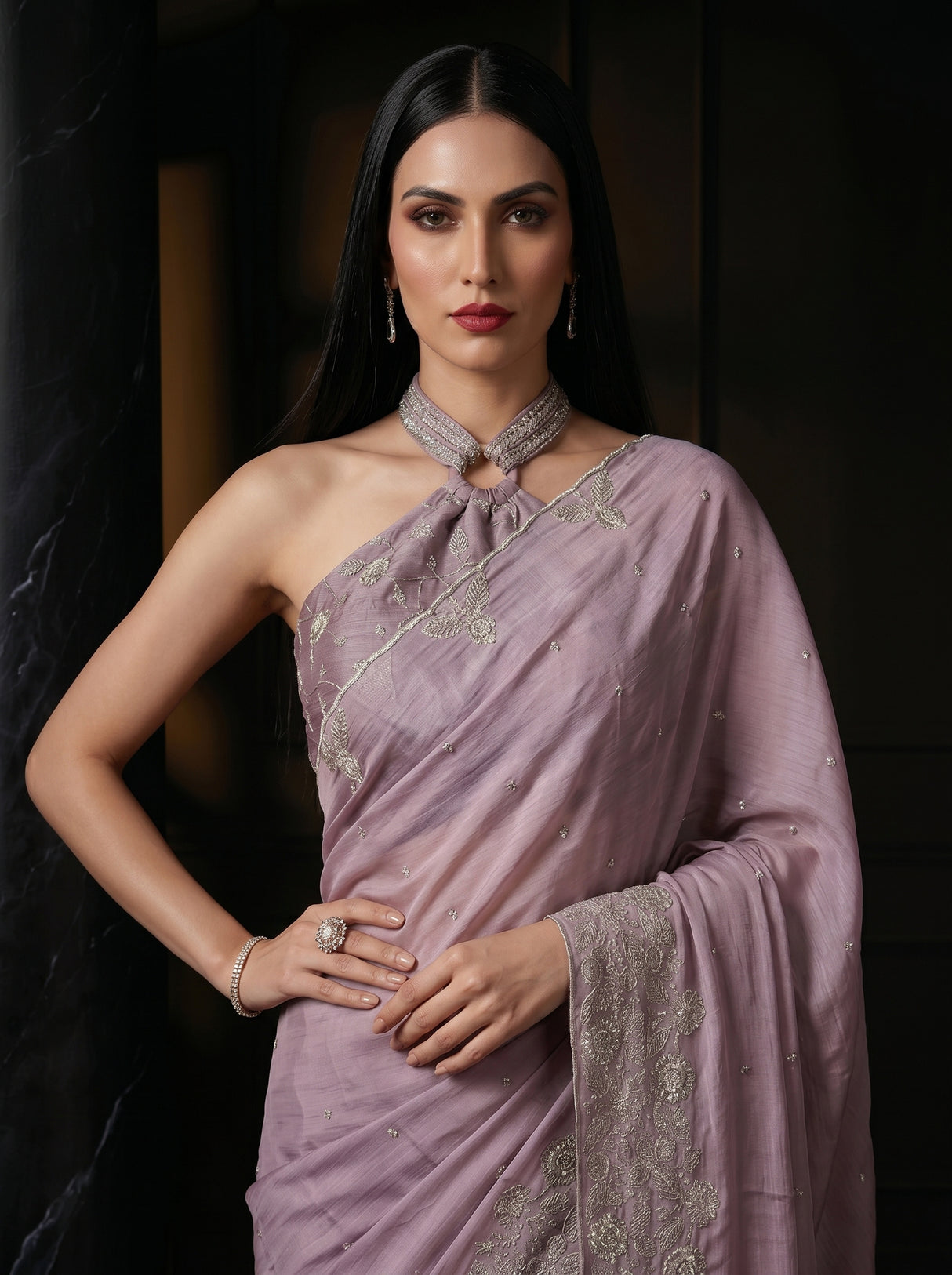 MIMOSA Saree Saree — pose 10 styling detail