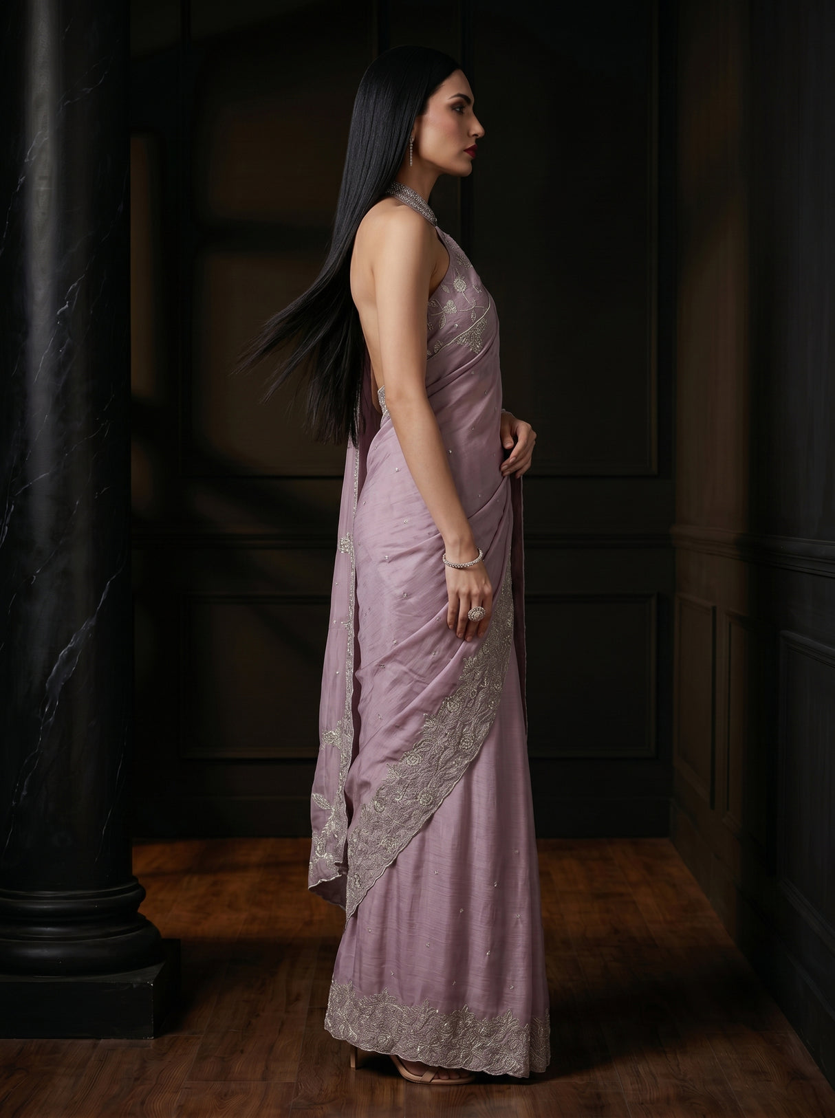 MIMOSA Saree Saree — pose 3 styling detail