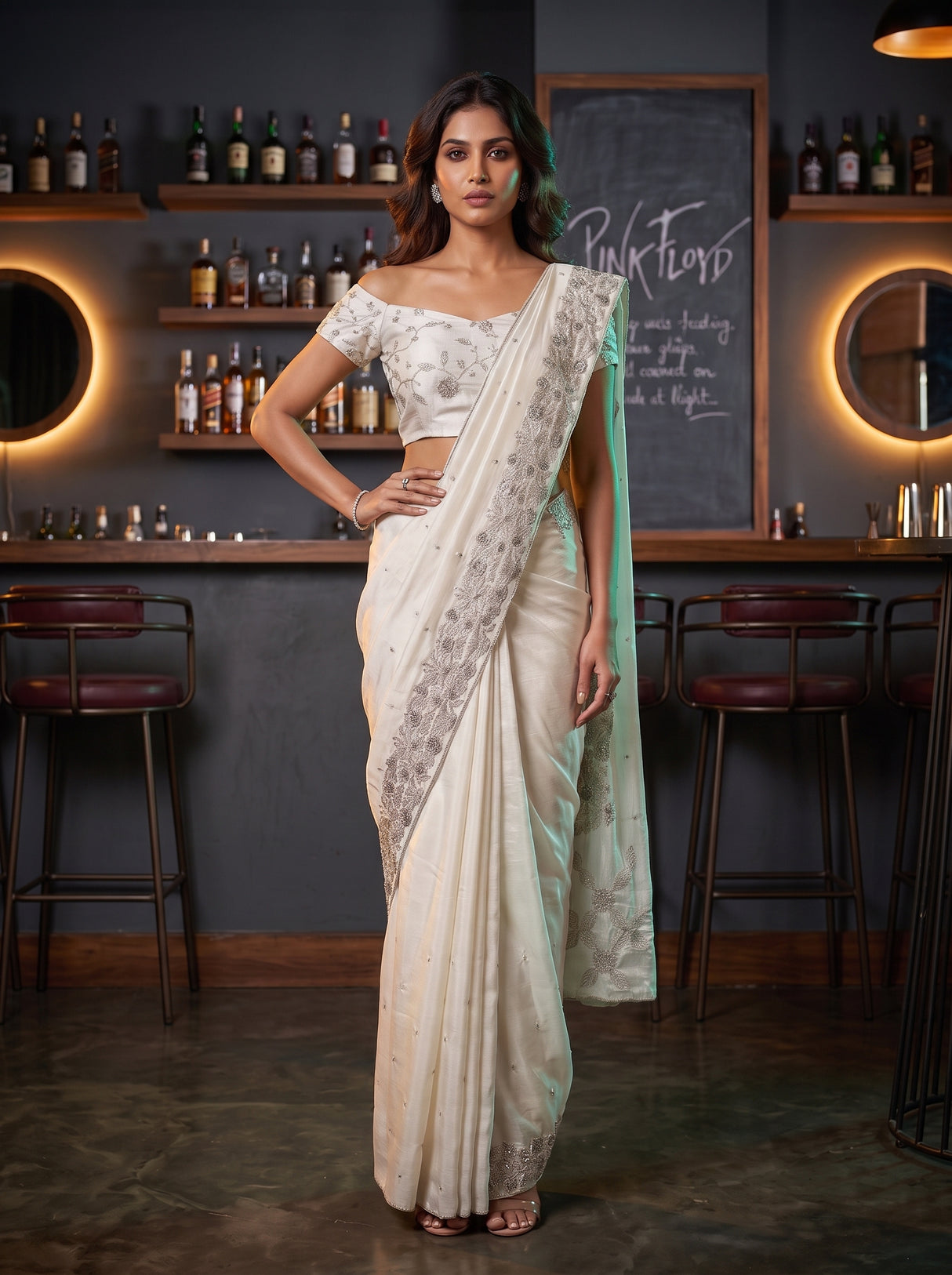 MIMOSA Saree Saree — pose 4 styling detail