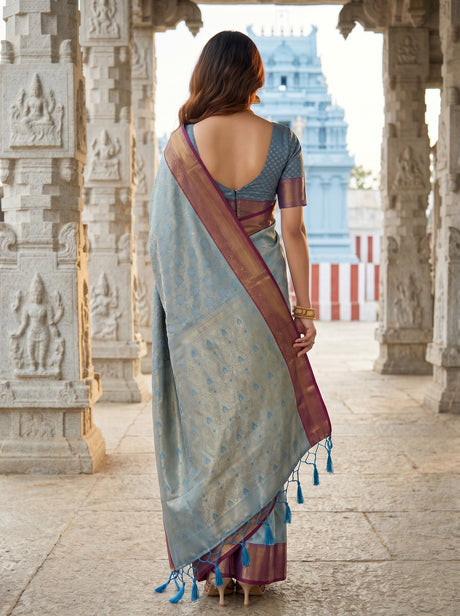 MIMOSA Saree Saree — pose 2 styling detail