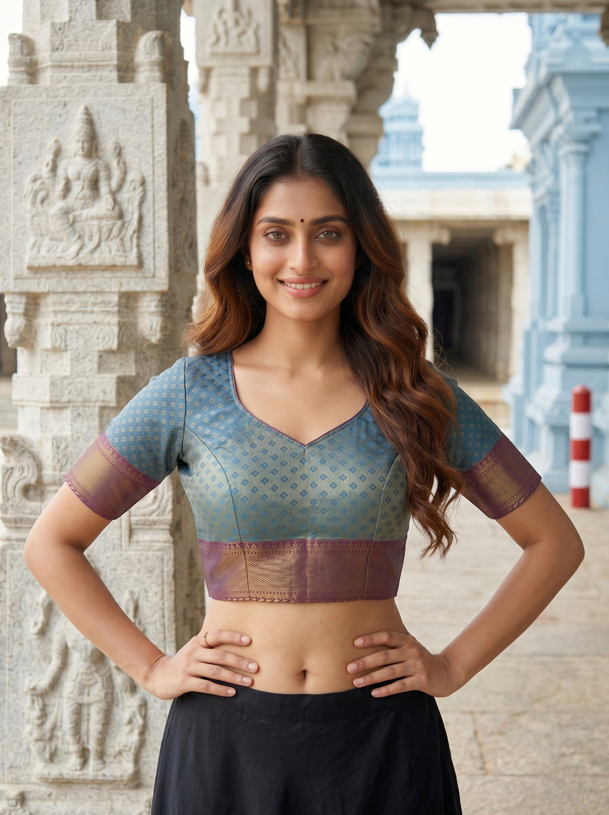 MIMOSA Saree Saree — blouse close-up