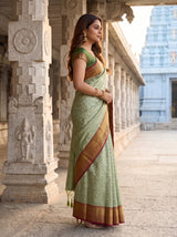 MIMOSA Saree Saree — pose 3 styling detail