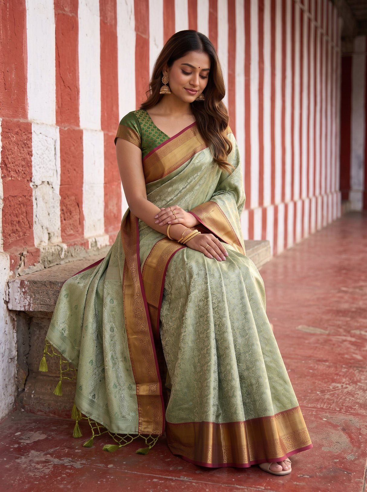 MIMOSA Saree Saree — pose 8 styling detail