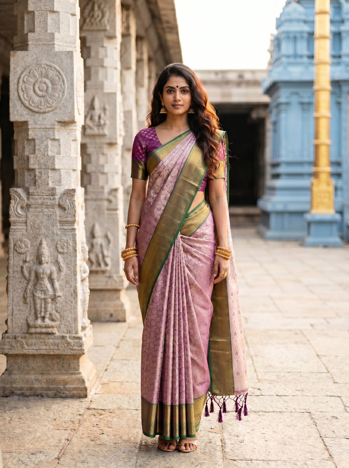 MIMOSA Saree Saree — pose 10 styling detail