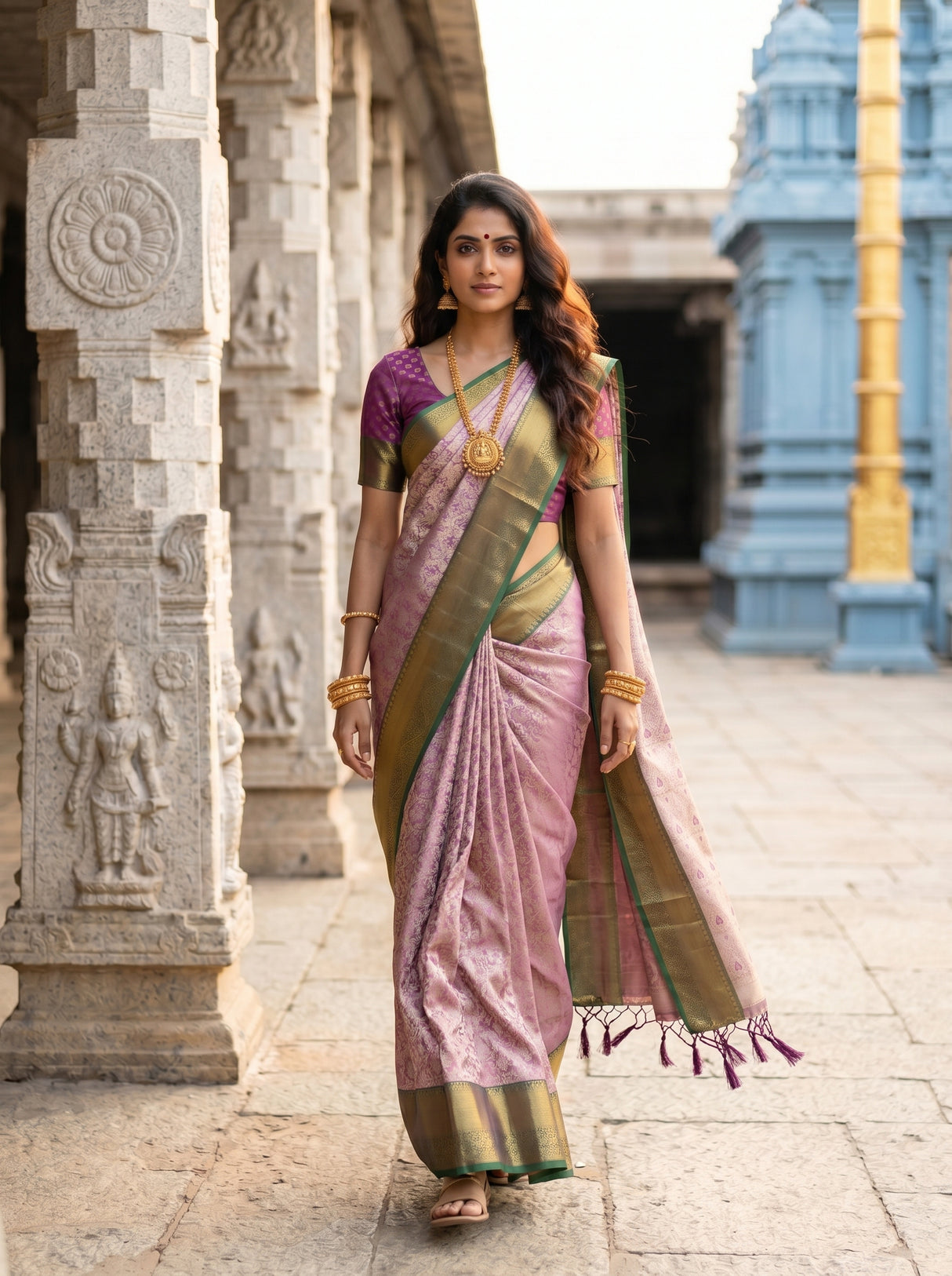 MIMOSA Saree Saree — pose 6 styling detail