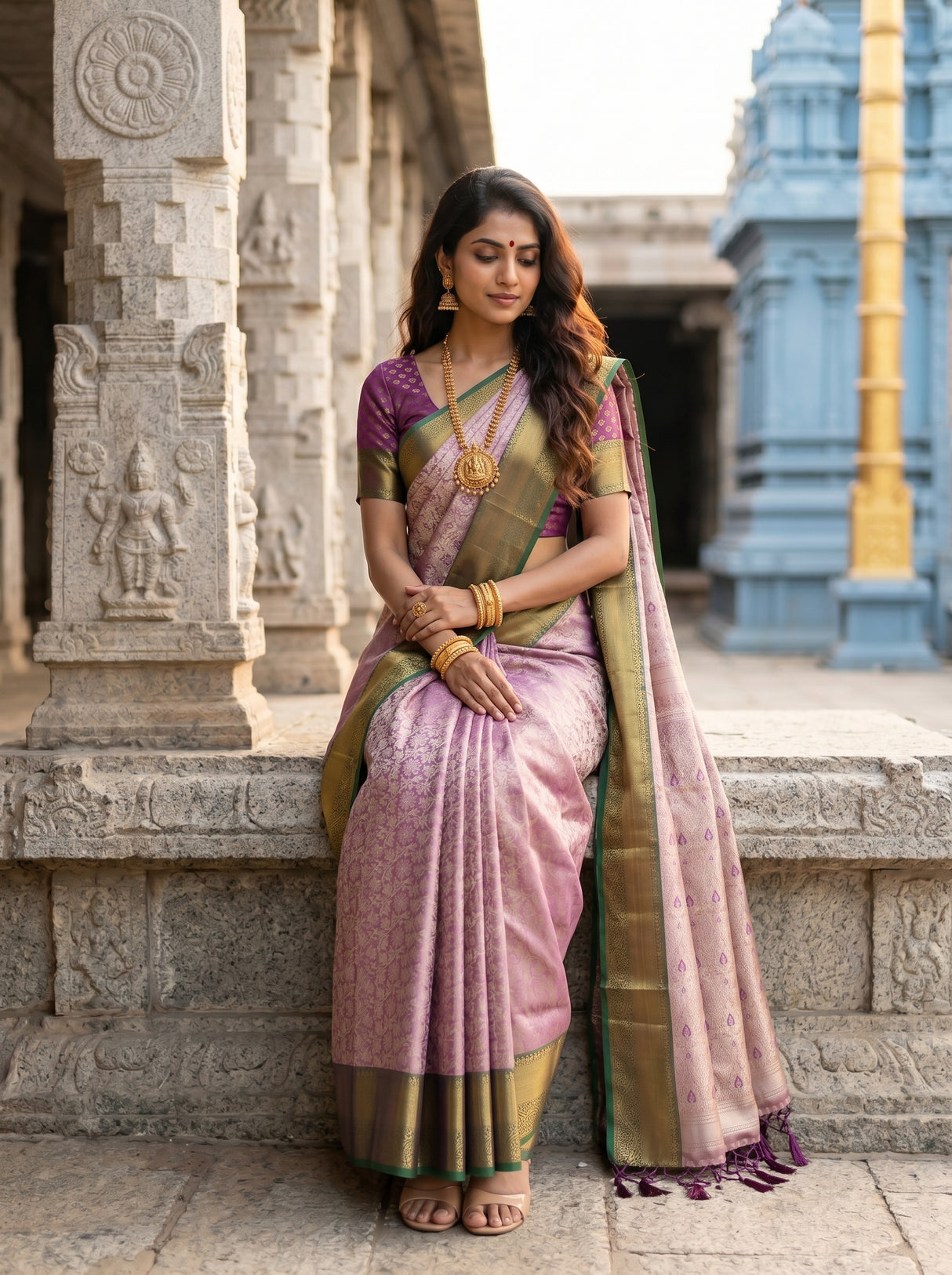 MIMOSA Saree Saree — pose 8 styling detail