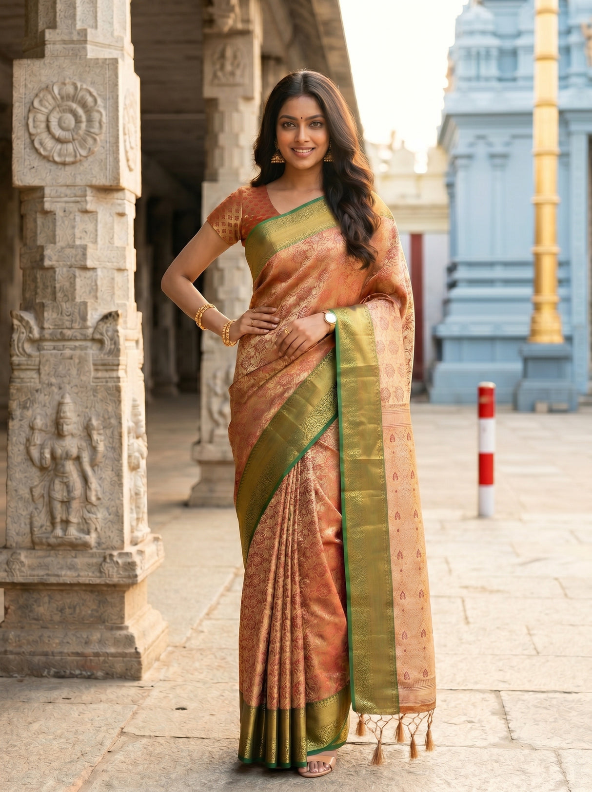 MIMOSA Saree Saree — pose 4 styling detail