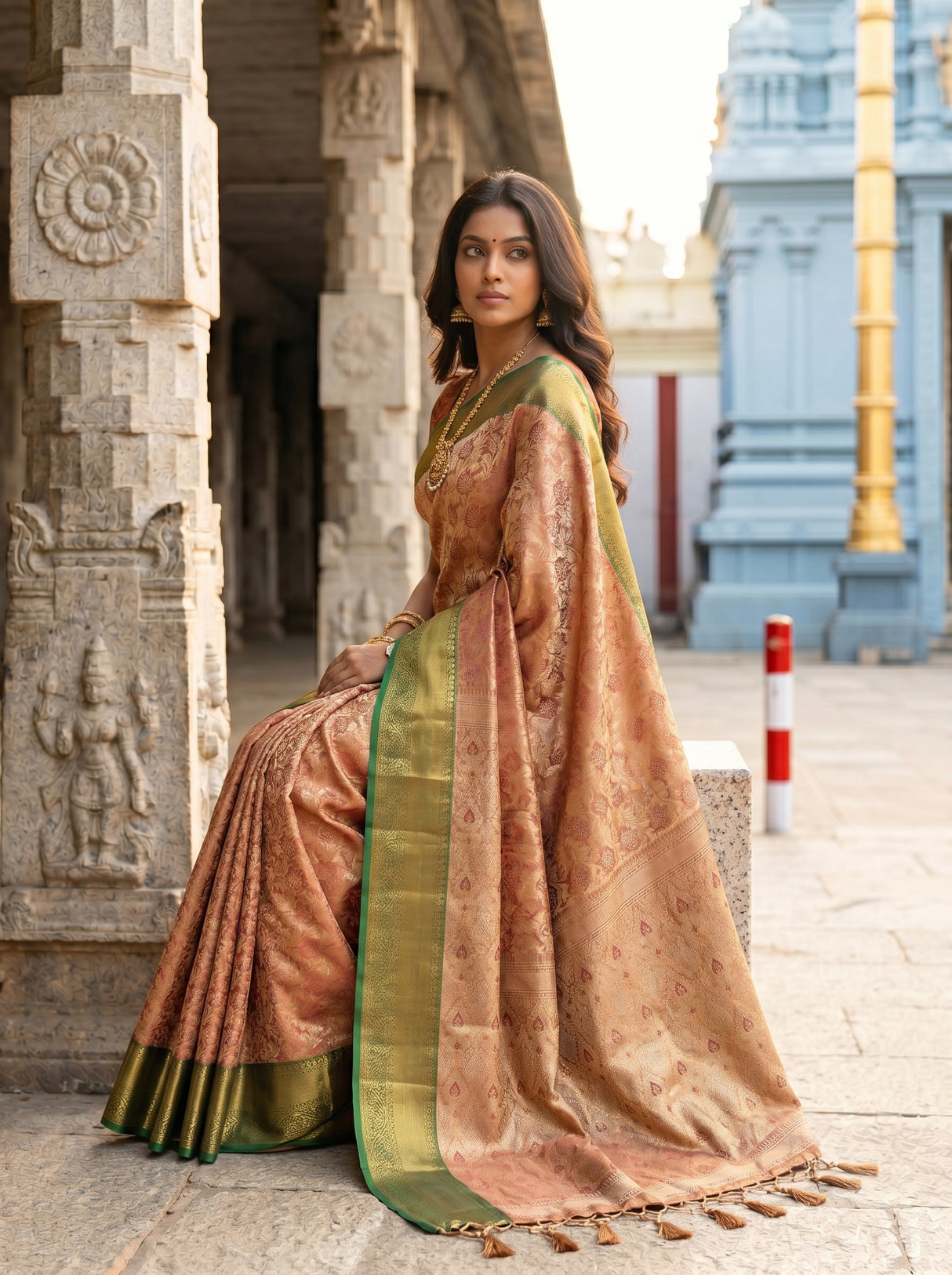 MIMOSA Saree Saree — pose 5 styling detail