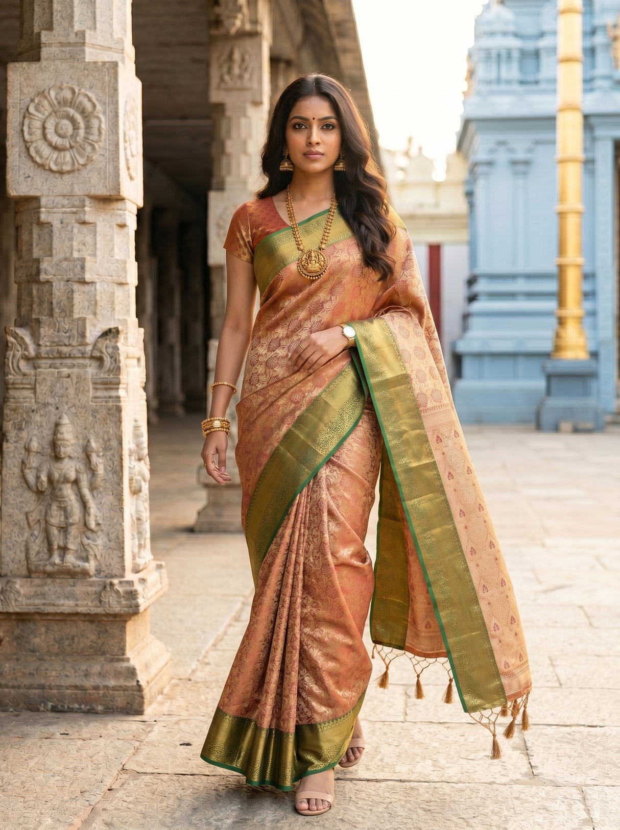 MIMOSA Saree Saree — pose 6 styling detail