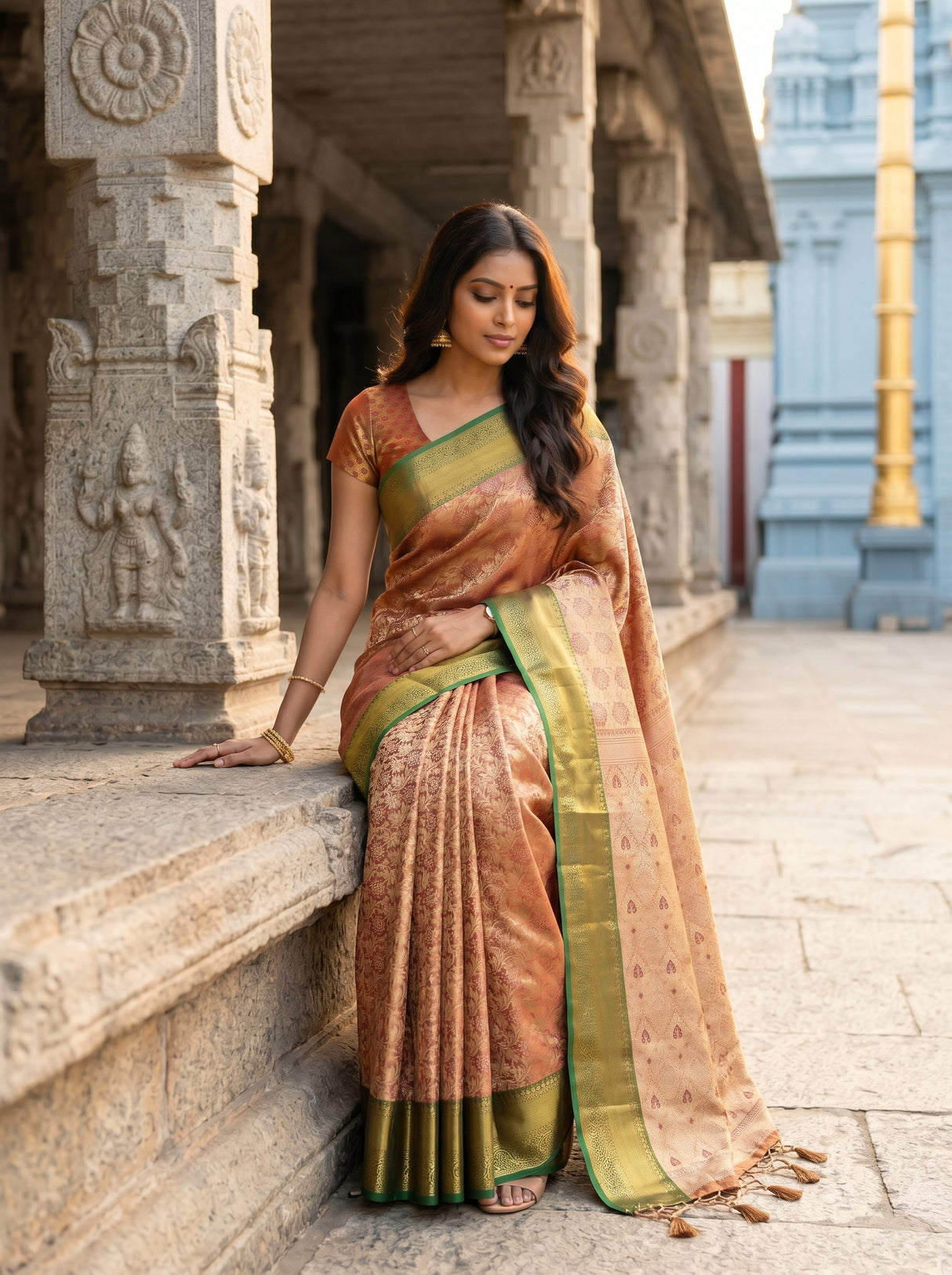 MIMOSA Saree Saree — pose 8 styling detail