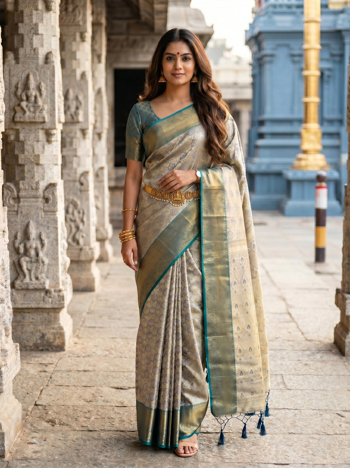 MIMOSA Saree Saree — pose 10 styling detail