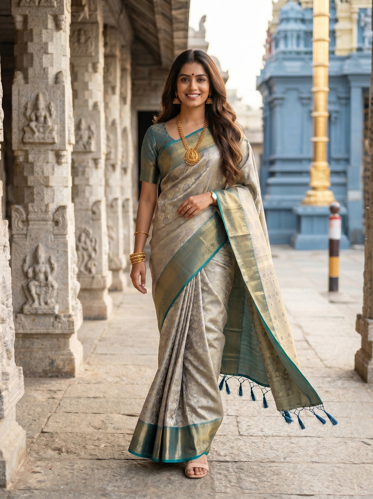 MIMOSA Saree Saree — pose 6 styling detail